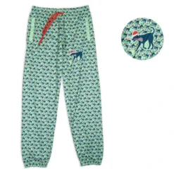 Girls Lacrosse Lounge Pants - Santa Lula The Lax Dog 11 Girls Lacrosse Lounge Pants - Santa Lula The Lax Dog -Sport Play Mode lx 12297