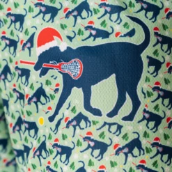 Girls Lacrosse Lounge Pants - Santa Lula The Lax Dog 15 Girls Lacrosse Lounge Pants - Santa Lula The Lax Dog -Sport Play Mode lx 12297 MODEL CLOSE