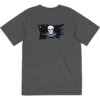 Guys Lacrosse Short Sleeve Performance Tee - Lax Pirate Flag