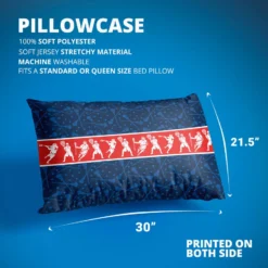 Guys Lacrosse Pillowcase - Play Lacrosse -Sport Play Mode lx 12411 DETAILS