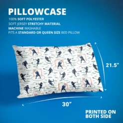 Guys Lacrosse Pillowcase - Action Player 6 Guys Lacrosse Pillowcase - Action Player -Sport Play Mode lx 12412 DETAILS