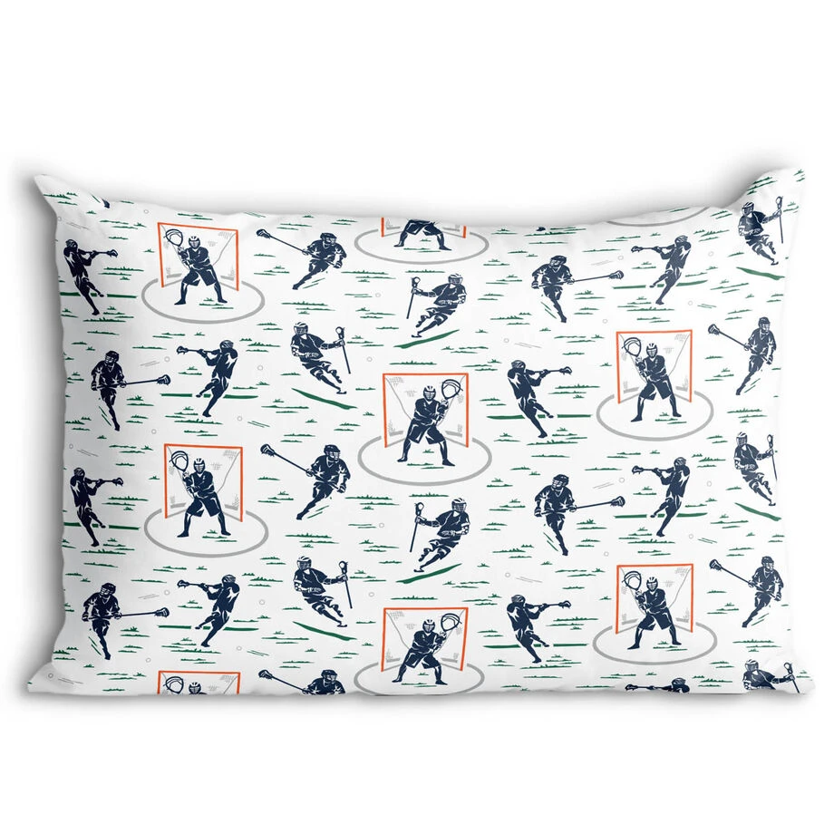 Guys Lacrosse Pillowcase - Action Player 1 Guys Lacrosse Pillowcase - Action Player