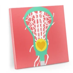 Girls Lacrosse Canvas Wall Art - Lacrosse Girl - 2 Piece Set -Sport Play Mode lx 12431 MAIN 4