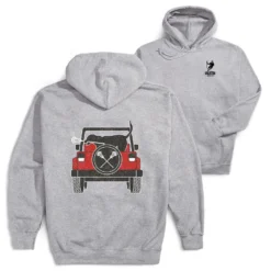 Guys Lacrosse Hooded Sweatshirt - Chillax Cruiser (Back Design)