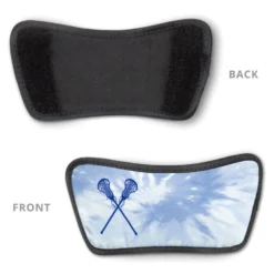 Girls Lacrosse Repwell® Slide Sandals - Crossed Sticks With Tie-Dye -Sport Play Mode lx 12544 DETAIL