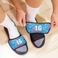 Girls Lacrosse Repwell® Slide Sandals - Island Flower -Sport Play Mode lx 12545 LIFESTYLE