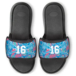 Girls Lacrosse Repwell® Slide Sandals - Island Flower