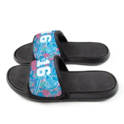 Girls Lacrosse Repwell® Slide Sandals - Island Flower -Sport Play Mode lx 12545 SIDE