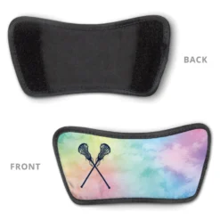 Girls Lacrosse Repwell® Sandal Straps - Watercolor Crossed Sticks -Sport Play Mode lx 12551 STRAPS DETAIL