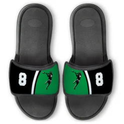 Guys Lacrosse Repwell® Slide Sandals - Personalized Jumpshot