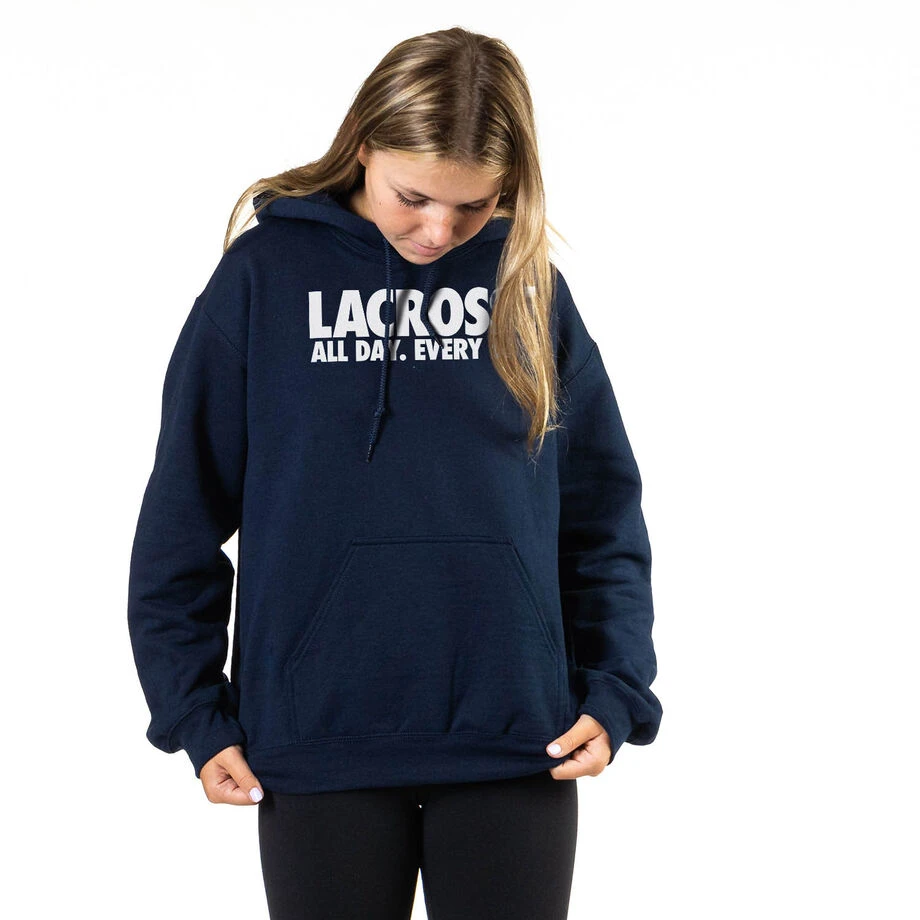 Lacrosse Hooded Sweatshirt - All Day Every Day 3 Lacrosse Hooded Sweatshirt - All Day Every Day - Image 3