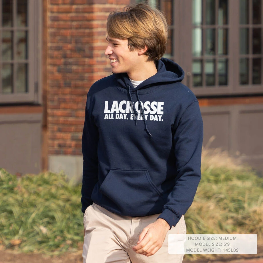 Lacrosse Hooded Sweatshirt - All Day Every Day 8 Lacrosse Hooded Sweatshirt - All Day Every Day - Image 8