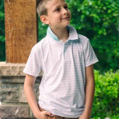 Guys Lacrosse Short Sleeve Polo Shirt - Island Breeze 12 Guys Lacrosse Short Sleeve Polo Shirt - Island Breeze -Sport Play Mode lx 12952 GEN LIFESTYLE 2