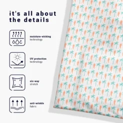 Guys Lacrosse Short Sleeve Polo Shirt - Island Breeze 13 Guys Lacrosse Short Sleeve Polo Shirt - Island Breeze -Sport Play Mode lx 12952 PATTERN