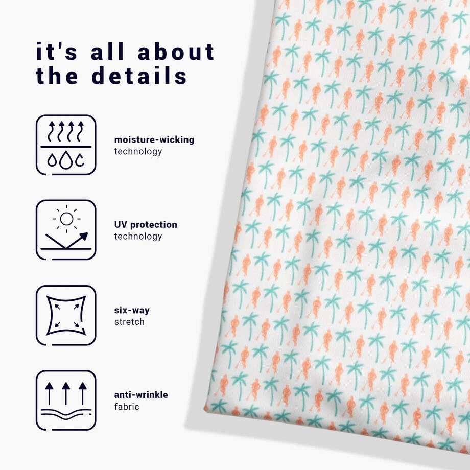 Guys Lacrosse Short Sleeve Polo Shirt - Island Breeze 5 Guys Lacrosse Short Sleeve Polo Shirt - Island Breeze - Image 5