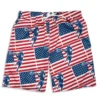 Guys Lacrosse Swim Trunks - Patriotic
