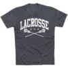 Guys Lacrosse Short Sleeve T-Shirt - Crossed Sticks