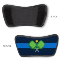 Pickleball Repwell® Slide Sandals - Crossed Paddles 8 Pickleball Repwell® Slide Sandals - Crossed Paddles -Sport Play Mode pb 00066 DETAIL