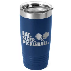 Pickleball 20 Oz. Double Insulated Tumbler - Eat. Sleep. Pickleball.
