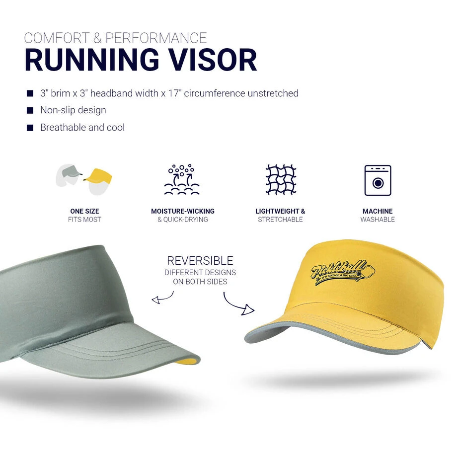 Pickleball Comfort Performance Visor - Kind Of A Big Dill 2 Pickleball Comfort Performance Visor - Kind Of A Big Dill - Image 2