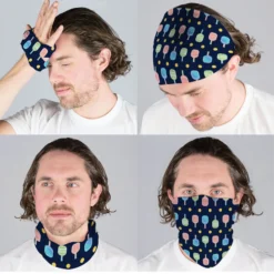 Pickleball Multifunctional Headwear - Cross Court RokBAND -Sport Play Mode pb 00130 MALECOMP