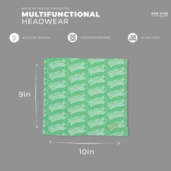 Pickleball Multifunctional Headwear - Kind Of A Big Dill RokBAND 10 Pickleball Multifunctional Headwear - Kind Of A Big Dill RokBAND -Sport Play Mode pb 00134 GREEN DETAIL SMALL