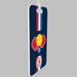 Pickleball Bag/Luggage Tag - Cross Court Stripes 7 Pickleball Bag/Luggage Tag - Cross Court Stripes -Sport Play Mode pb 00137 NAVY ALLPROFILE