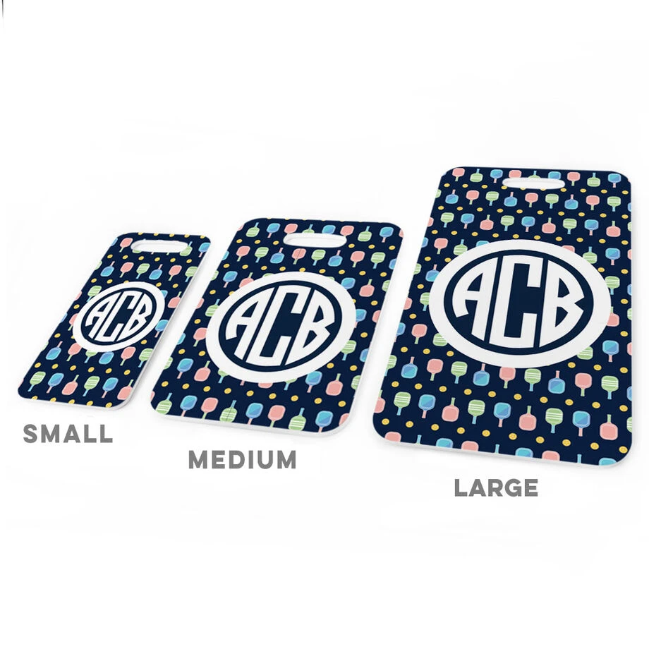 Pickleball Bag/Luggage Tag - Cross Court 3 Pickleball Bag/Luggage Tag - Cross Court - Image 3