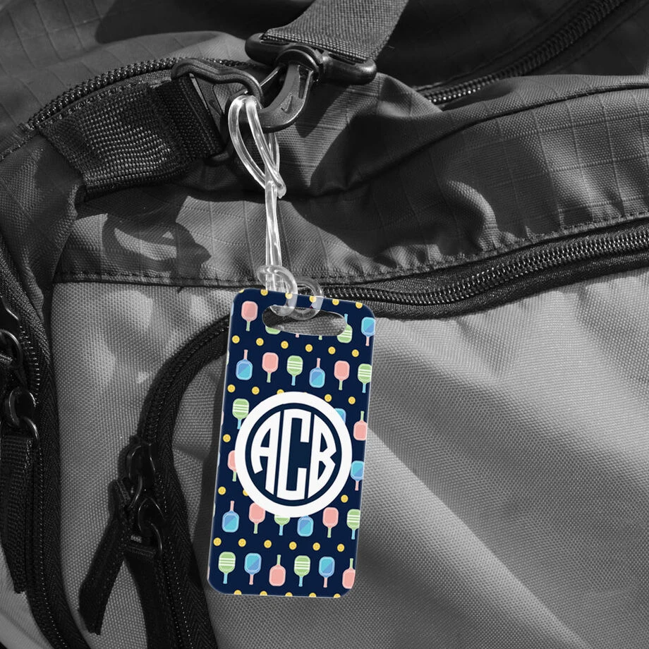 Pickleball Bag/Luggage Tag - Cross Court 2 Pickleball Bag/Luggage Tag - Cross Court - Image 2