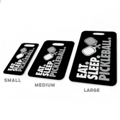 Pickleball Bag/Luggage Tag - Eat. Sleep. Pickleball. 6 Pickleball Bag/Luggage Tag - Eat. Sleep. Pickleball. -Sport Play Mode pb 00141 BLACK ALLSIZES