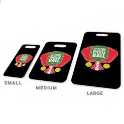 Pickleball Bag/Luggage Tag - I'd Rather Be Playing Pickleball 6 Pickleball Bag/Luggage Tag - I'd Rather Be Playing Pickleball -Sport Play Mode pb 00142 BLACK ALLSIZES