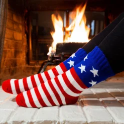 Patriotic Slipper Socks With Sherpa Lining 7 Patriotic Slipper Socks With Sherpa Lining -Sport Play Mode py 01720 LIFESTYLE
