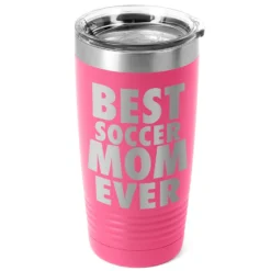 Soccer 20 Oz. Double Insulated Tumbler - Best Mom Ever