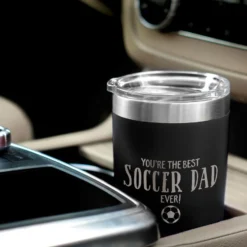 Soccer 20oz. Double Insulated Tumbler - You're The Best Dad Ever 11 Soccer 20oz. Double Insulated Tumbler - You're The Best Dad Ever -Sport Play Mode sc 03514 BLACK CAR