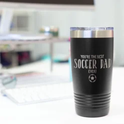 Soccer 20oz. Double Insulated Tumbler - You're The Best Dad Ever 13 Soccer 20oz. Double Insulated Tumbler - You're The Best Dad Ever -Sport Play Mode sc 03514 BLACK DESK