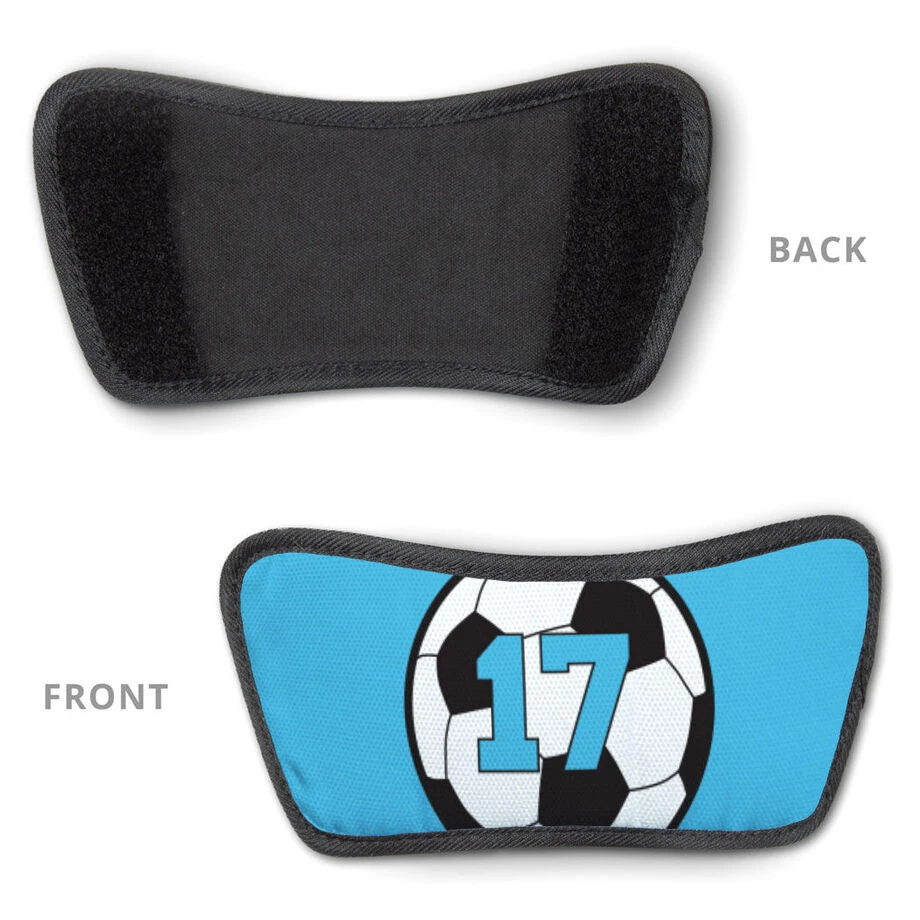 Soccer Repwell® Sandal Straps - Soccer Ball With Number 4 Soccer Repwell® Sandal Straps - Soccer Ball With Number - Image 4