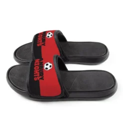 Soccer Repwell® Slide Sandals - Team Name Colorblock -Sport Play Mode sc 03533 REDBLACK SIDE