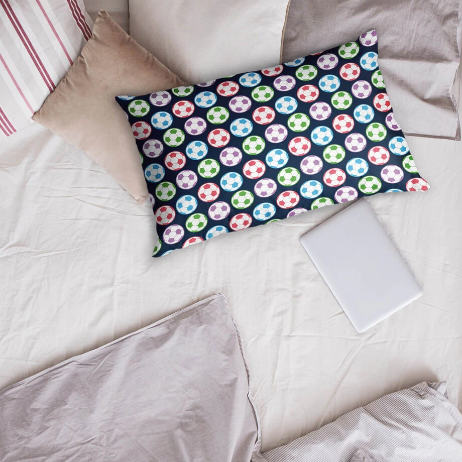 Soccer Pillowcase - Soccer Ball Colorful 4 Soccer Pillowcase - Soccer Ball Colorful - Image 4