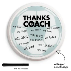 Soccer Wall Plaque - Thanks Coach