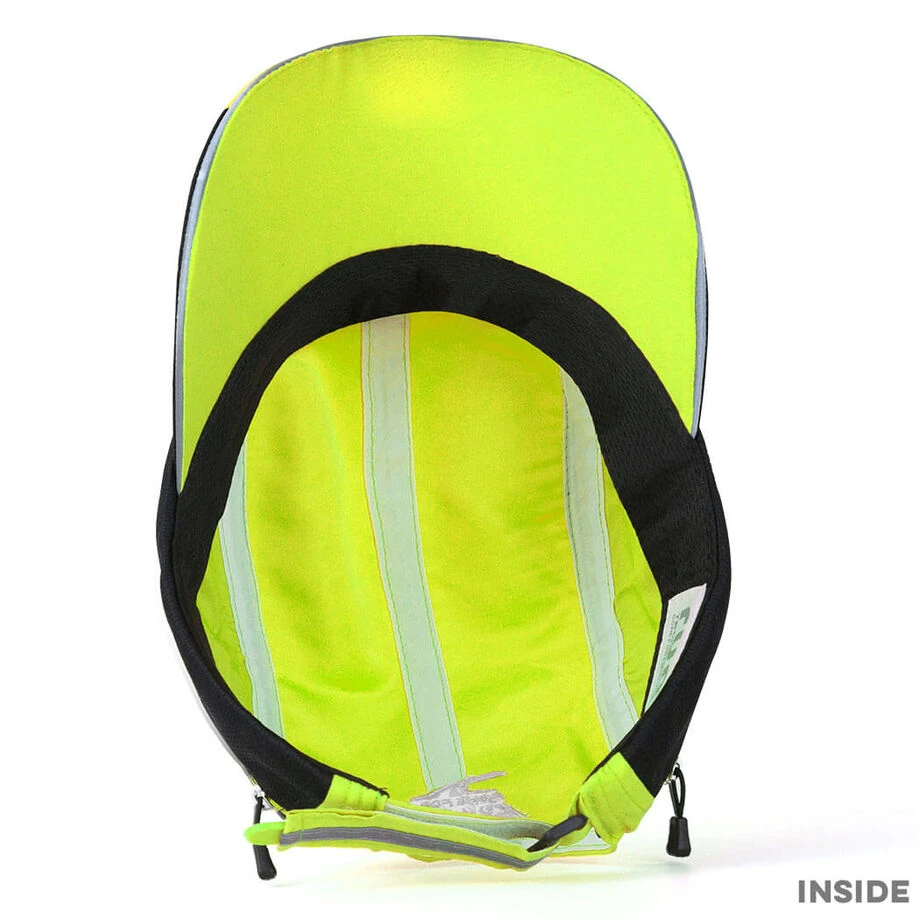 CoolRun Pocket Hat - Safety Yellow 5 CoolRun Pocket Hat - Safety Yellow - Image 5