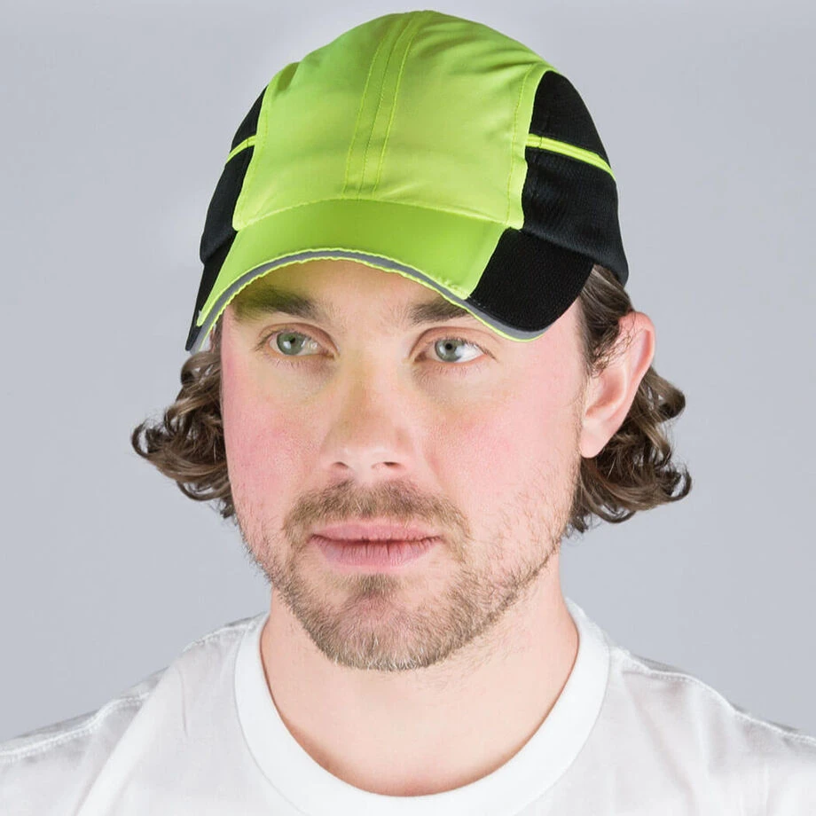 CoolRun Pocket Hat - Safety Yellow 9 CoolRun Pocket Hat - Safety Yellow - Image 9
