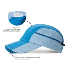CoolRun Pocket Hat - Blue 8 CoolRun Pocket Hat - Blue -Sport Play Mode tr 33135 DETAILS