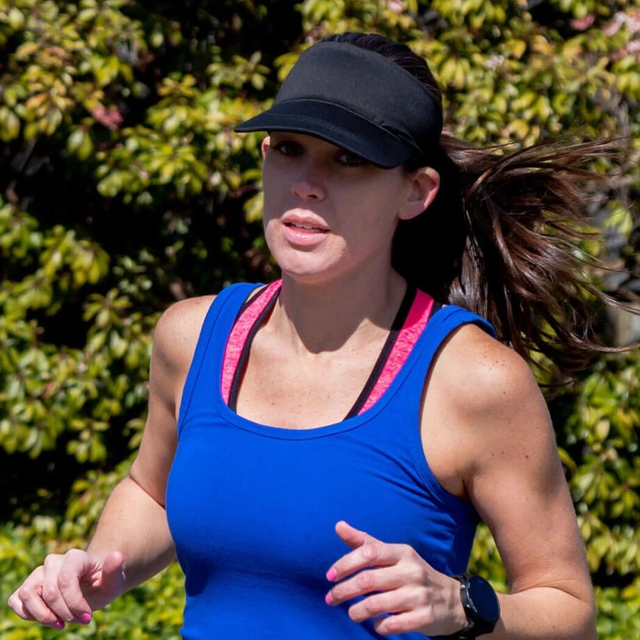 Running Comfort Performance Visor - Black 4 Running Comfort Performance Visor - Black - Image 4