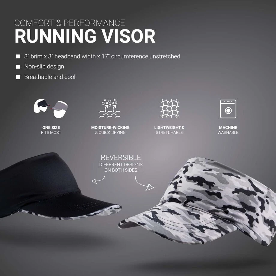 Running Comfort Performance Visor - Camo 2 Running Comfort Performance Visor - Camo - Image 2