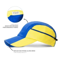 CoolRun Pocket Hat - Yellow/Blue 7 CoolRun Pocket Hat - Yellow/Blue -Sport Play Mode tr 43874 DETAILS