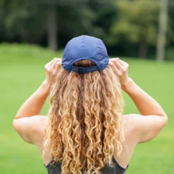 RunTechnology® Performance Hat - Blue -Sport Play Mode tr 44312 BLUE BACK 2