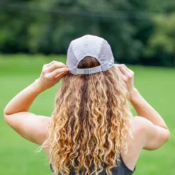 RunTechnology® Performance Hat - Light Gray -Sport Play Mode tr 44313 LIGHTGRAY BACK