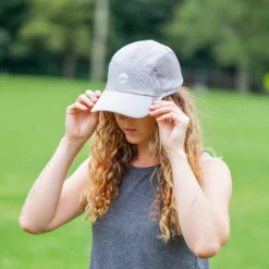 RunTechnology® Performance Hat - Light Gray -Sport Play Mode tr 44313 LIGHTGRAY FRONT