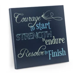Motivational Canvas Wall Art - Courage To Start