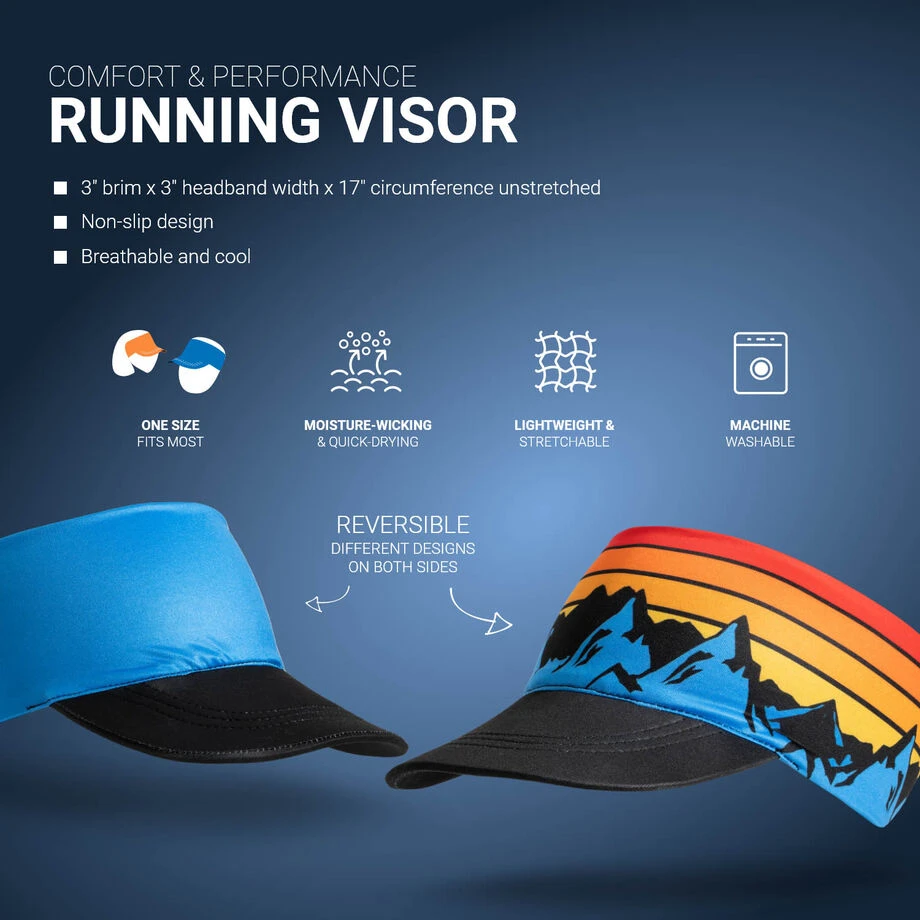 Running Comfort Performance Visor - Free & Wild 2 Running Comfort Performance Visor - Free & Wild - Image 2